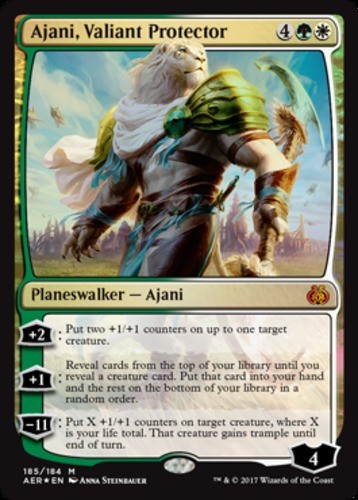Mtg ajani valiant protector - ajani,,