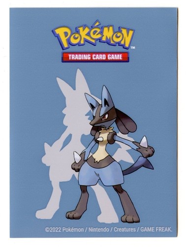 Lucario individual card sleeve - lucario,
